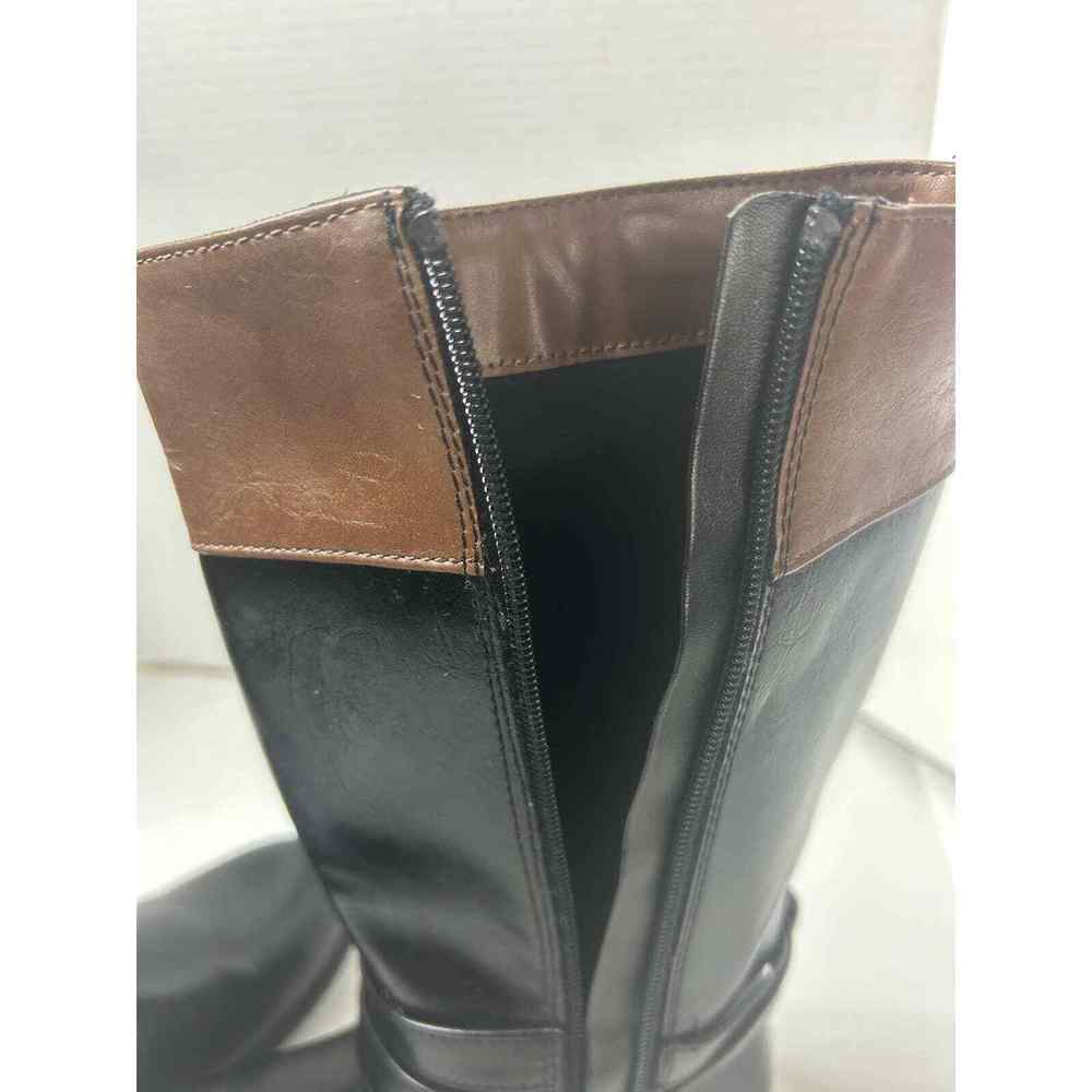 Arizona Black knee High Boots Low Heel Women Size 4M - Picture 8 of 13